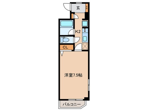 ヒルトップ恵比寿（101）の物件間取画像